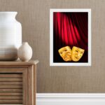 Quadro Decorativo Teatro- Máscaras