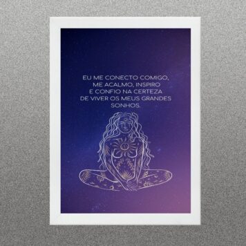 Quadro Lei Da Atração - Eu Confio B