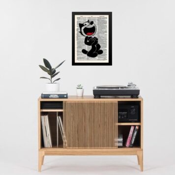 Quadro Vintage Gato Felix B