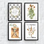 Kit 4 Quadros Cozinha - Sweet Home