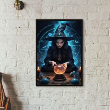 Quadro Decorativo Bruxa Vidente B