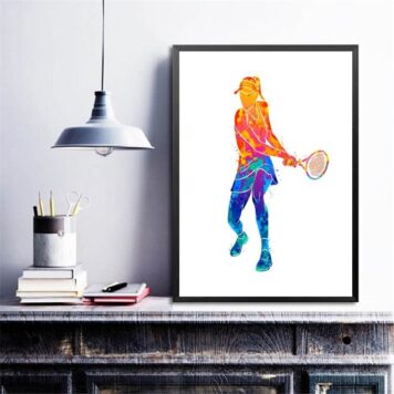 Quadro Jogadora De Tênis B