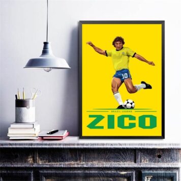 Quadro Decorativo Zico - Brasil B