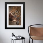 Quadro Foto Raquetes De Tênis Antigas - 60x48 Cm