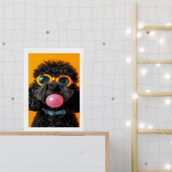 Quadro Poodle Bubble Gum B