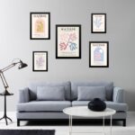 kit 5 quadros Artes Matisse Candy Colors