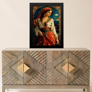 Quadro Decorativo Mulher Cigana