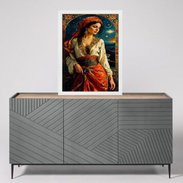 Quadro Decorativo Mulher Cigana B