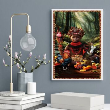 Quadro Candomblé - Eleggua Ritual B