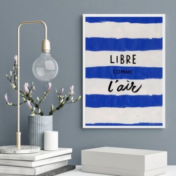 Quadro Decorativo Livre Como o Ar B