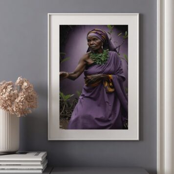 Quadro Decorativo Nanã - 60x48 Cm B