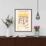Quadro Poster Picasso - Baralho