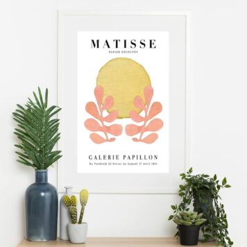 Quadro Aquarela Matisse - 60x48 Cm B