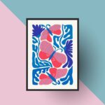 Quadro Arte Matisse Borboletas
