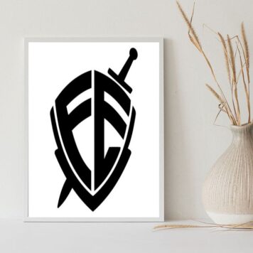 Quadro Decorativo Escudo Fé B