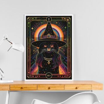 Quadro Decorativo Gata Bruxa B