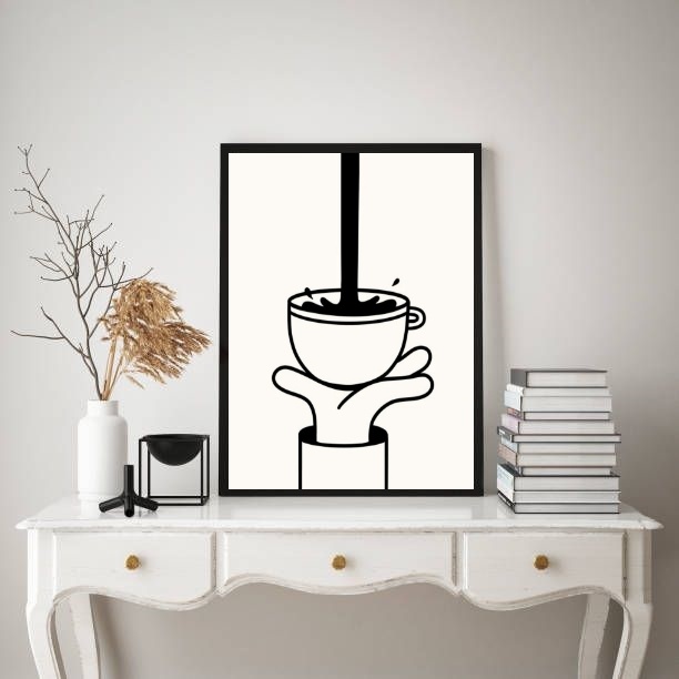 Quadro Decorativo Minimalista Café