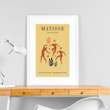 Quadro Arte Matisse Kraft - 60x48 Cm B