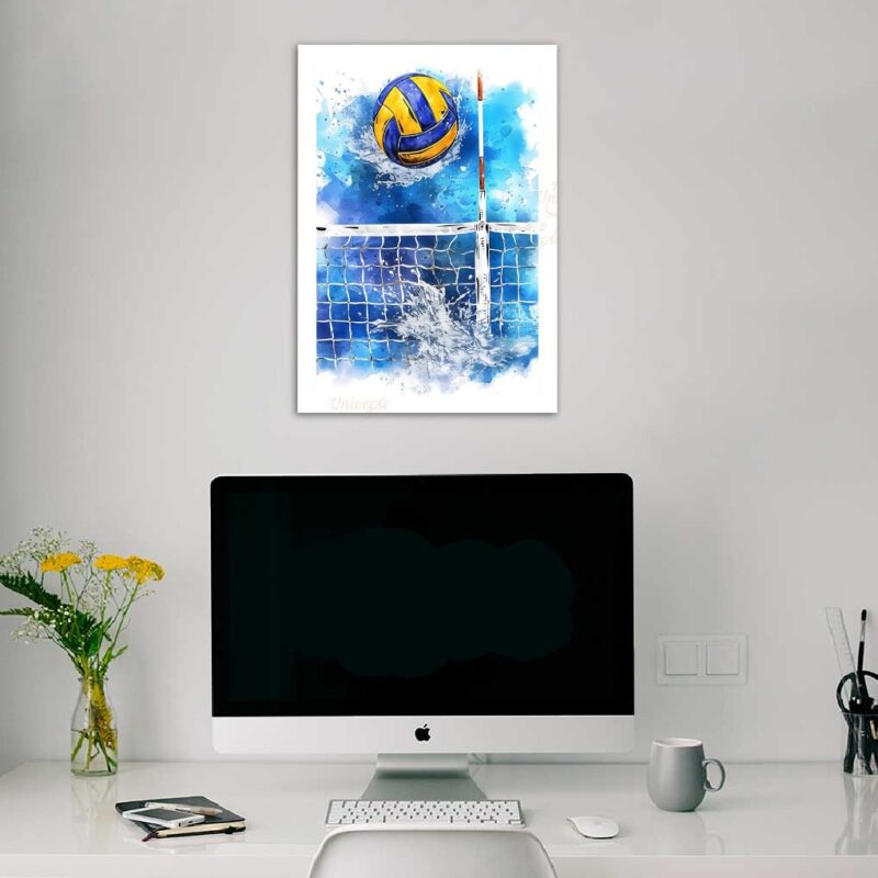 Quadro Vôlei De Praia - Aquarela B