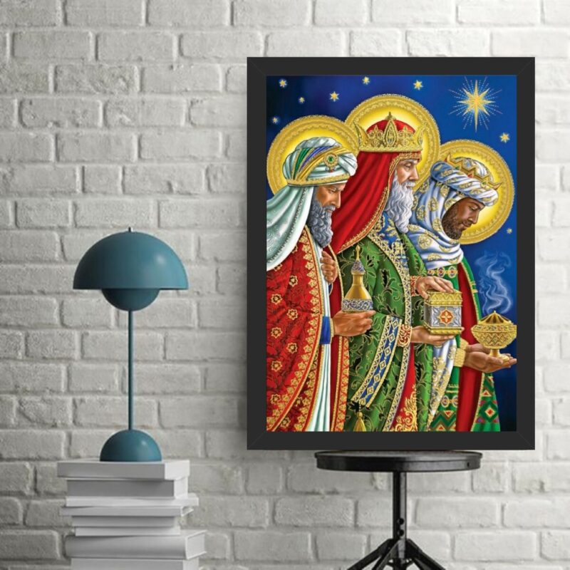 Quadro Arte Sagrada 3 Reis Magos
