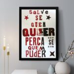 Quadro Decorativo Salve-se Quem Quiser