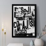 Quadro Decorativo Seja o Mais Corajoso Possível