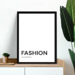 Quadro Minimalista Fashion - My Only Addiction