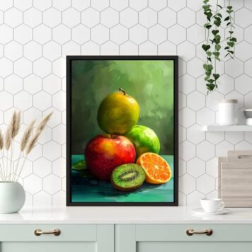 Quadro Para Cozinha Arte Frutas b