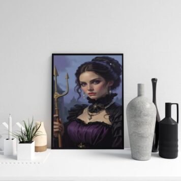 Quadro Pombagira Maria Quitéria do Cemitério b