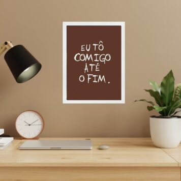Quadro Tô Contigo Até O Fim