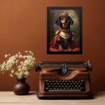 Quadro Dachshund Rei Da Casa
