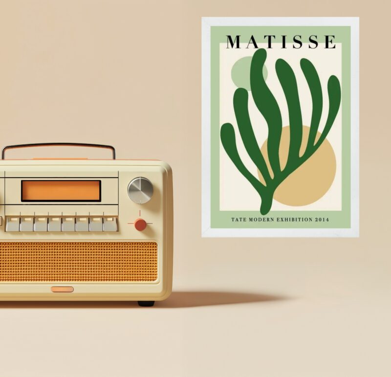 Quadro Decorativo Arte Matisse Verde