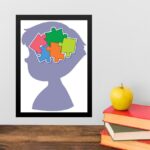 Quadro Decorativo Autismo - Mente Autista