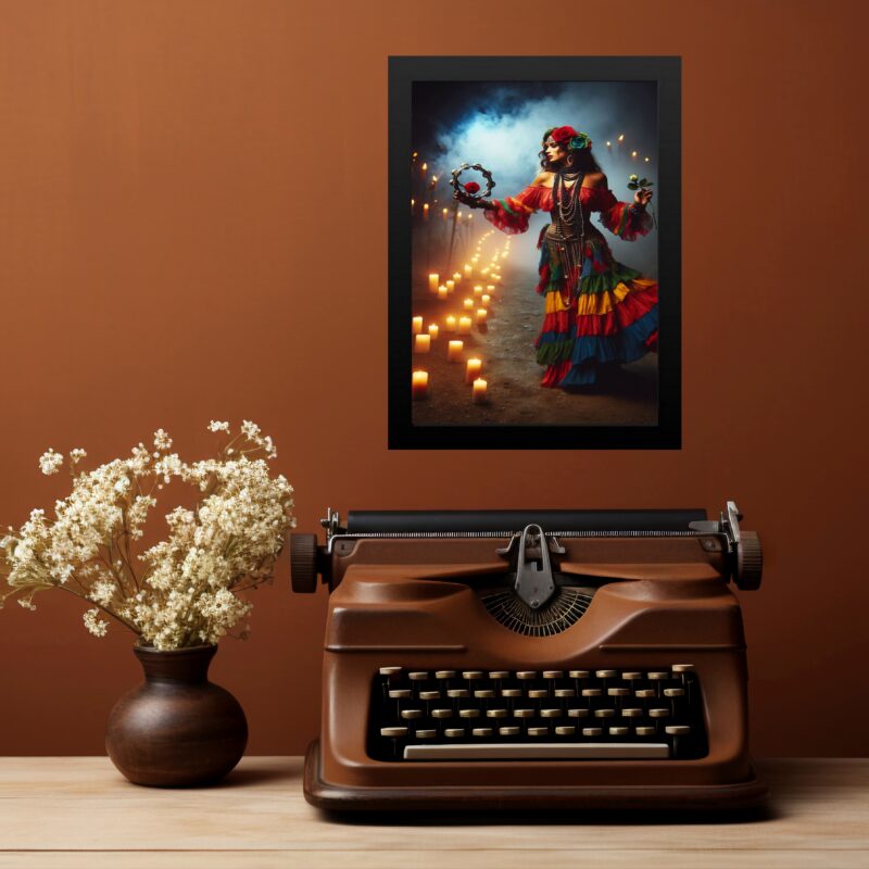 Quadro Decorativo Cigana - Magia b