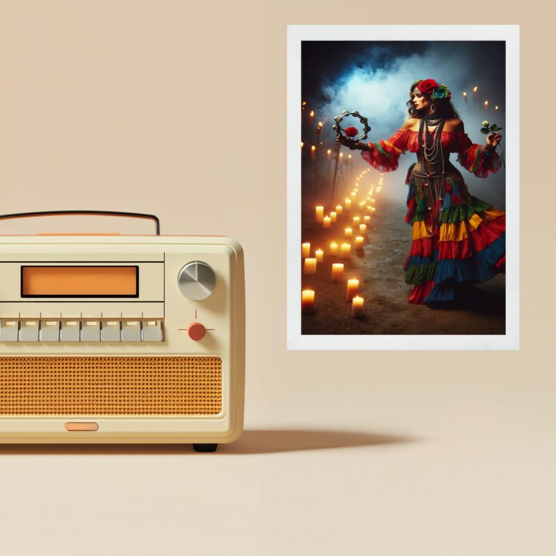 Quadro Decorativo Cigana - Magia