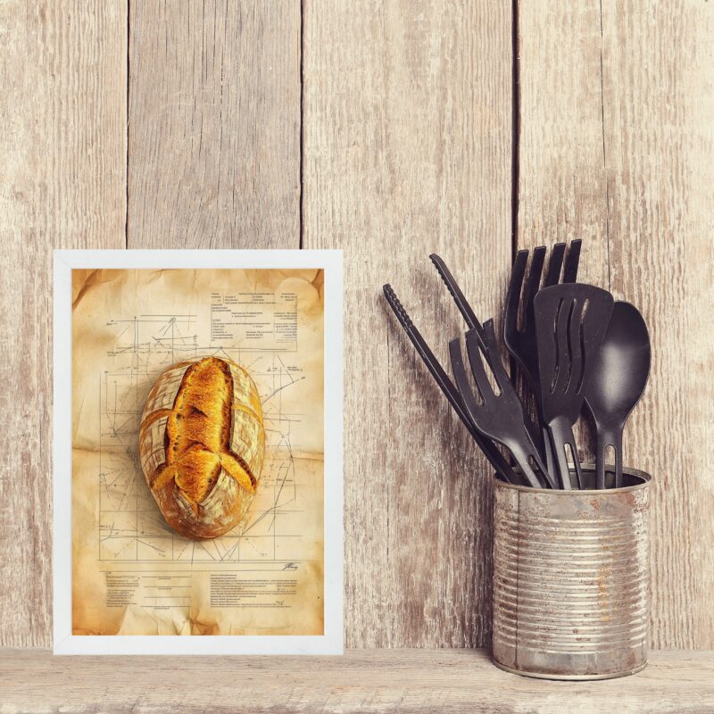 Quadro Decorativo Cozinha Pão b