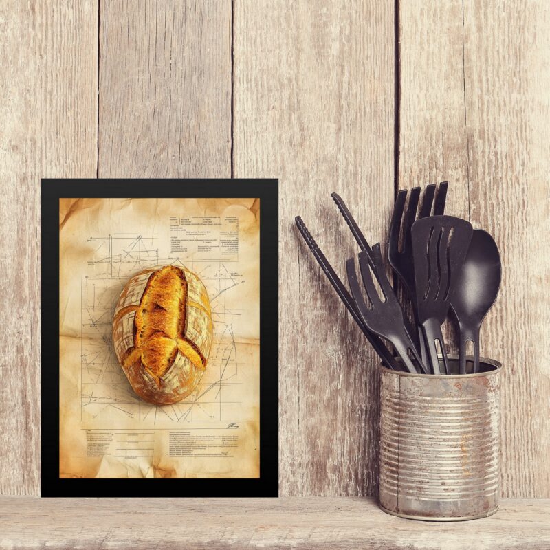 Quadro Decorativo Cozinha Pão