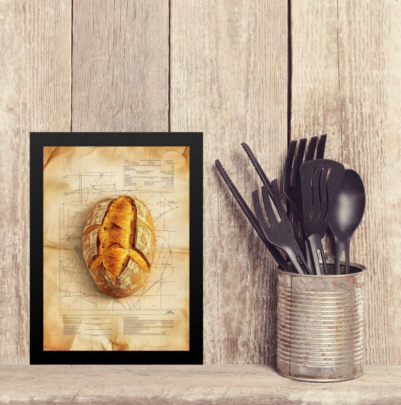 Quadro Decorativo Cozinha Pão
