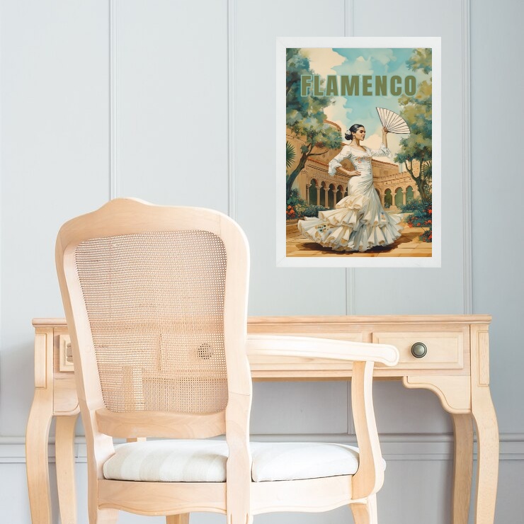 Quadro Decorativo Dançarina Flamenco