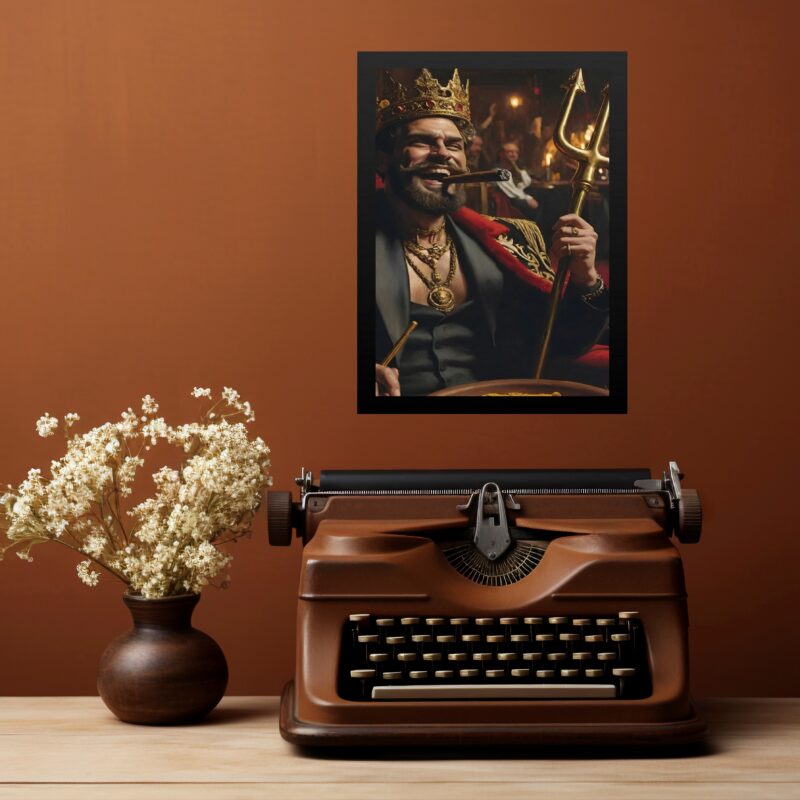 Quadro Decorativo Exu Rei Do Cabaré