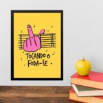 Quadro Decorativo Humor - Tocando o F
