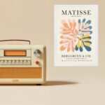 Quadro Decorativo Matisse Corais Sobrepostos