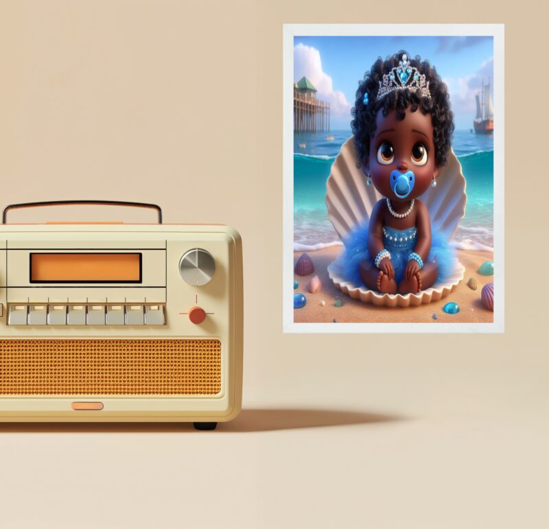 Quadro Decorativo Orixá Baby - Iemanjá