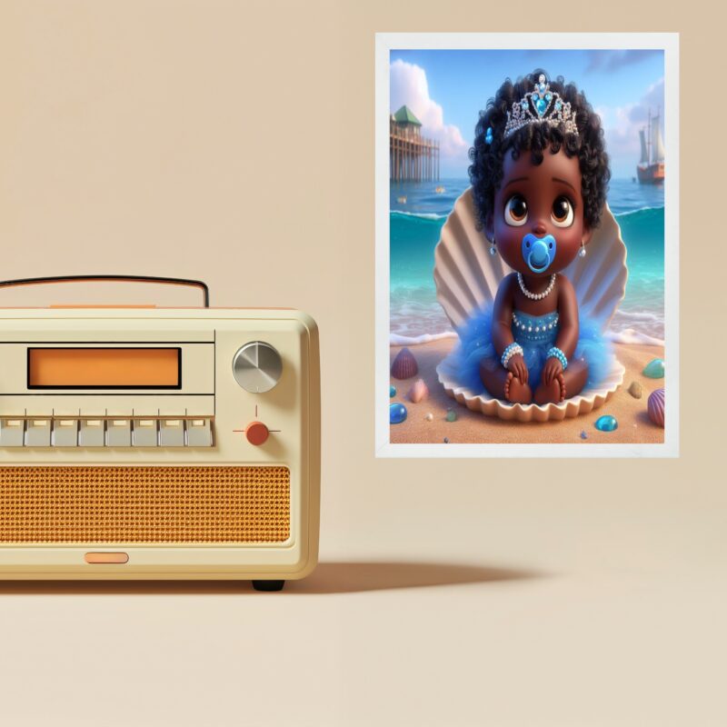 Quadro Decorativo Orixá Baby - Iemanjá