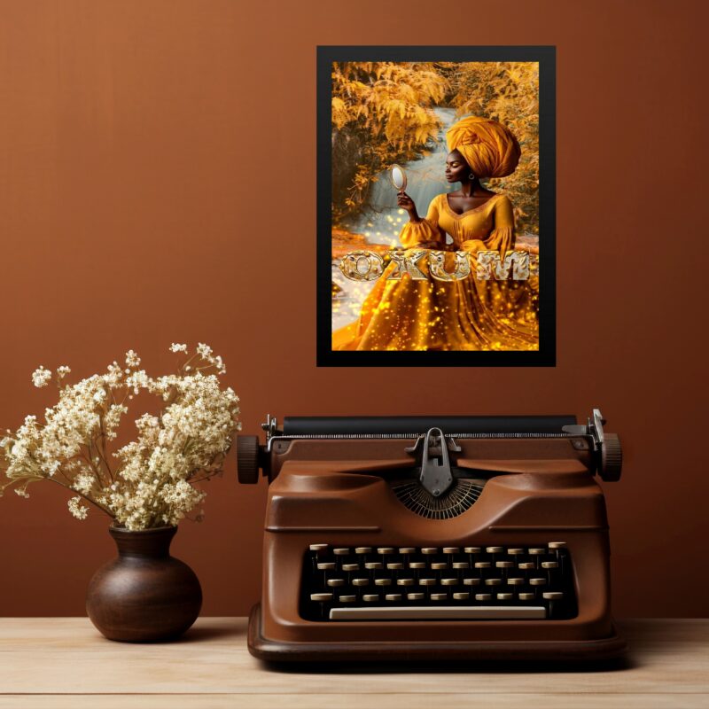 Quadro Decorativo Orixá Oxum