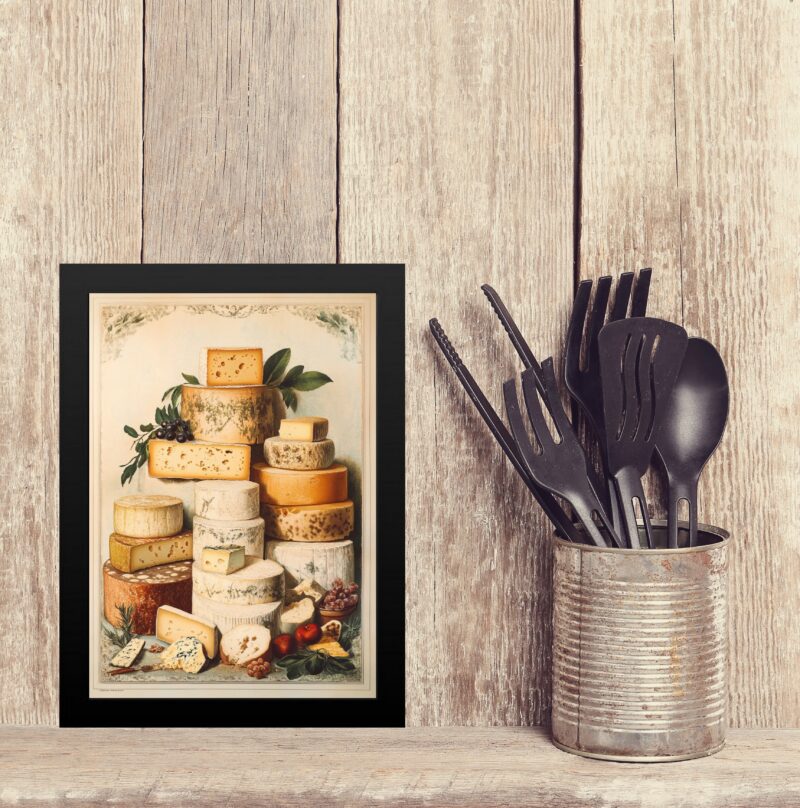 Quadro Decorativo Queijos Diversos - Image 2
