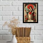 Quadro Decorativo Vintage Carta Tarot Amor