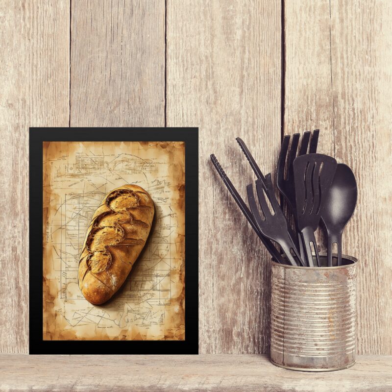 Quadro Decorativo Vintage Pão
