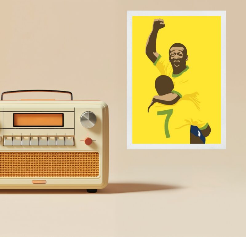 Quadro Futebol Do Brasil - Comemoração