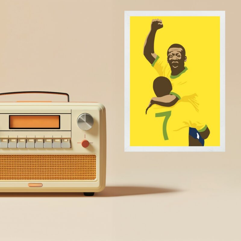 Quadro Futebol Do Brasil - Comemoração
